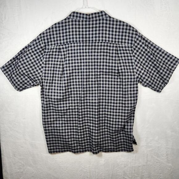 Cutter And Buck Short Sleeve Button Down‎ Checked Shirt Size XL - Picture 7 of 8